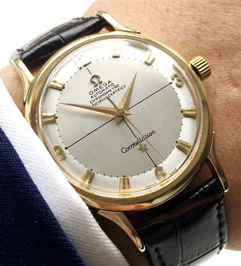 vintage omega constellation gold.